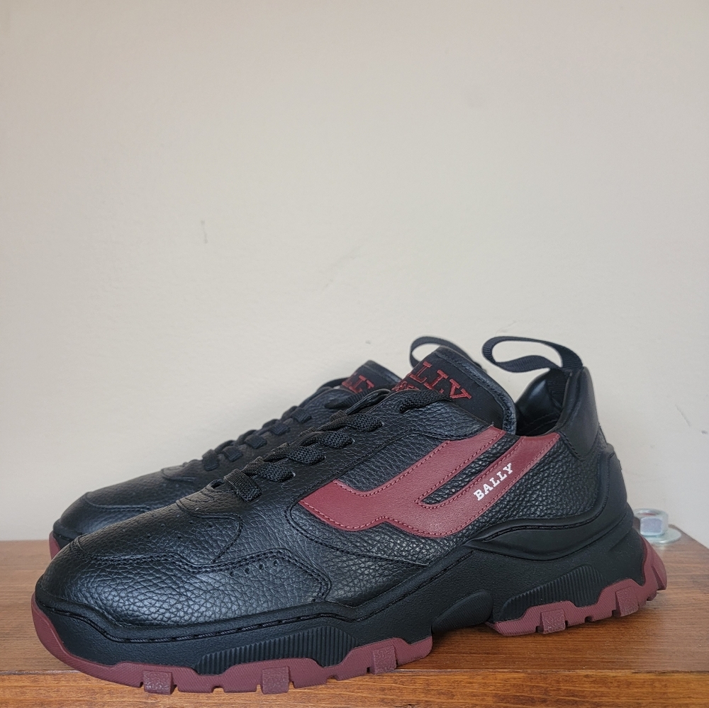 Bally sneaker shoe black 9.5